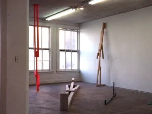 Installation view, Judy Pfaff