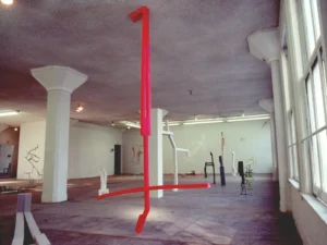 Installation view, Judy Pfaff
