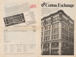 LACE Cotton Exchange Show Flyer