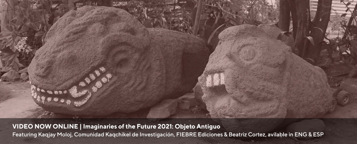 image promotes uploaded video ofthe artist talk "Objeto Antiguo"